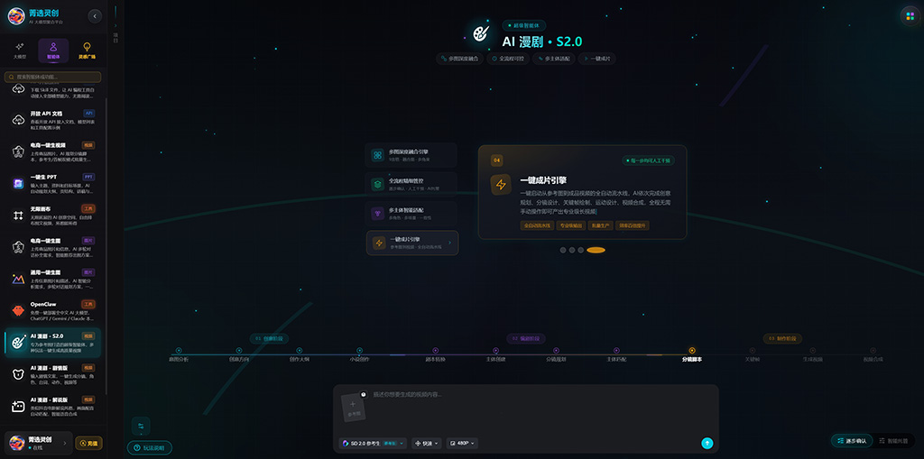 AI漫剧创作场景